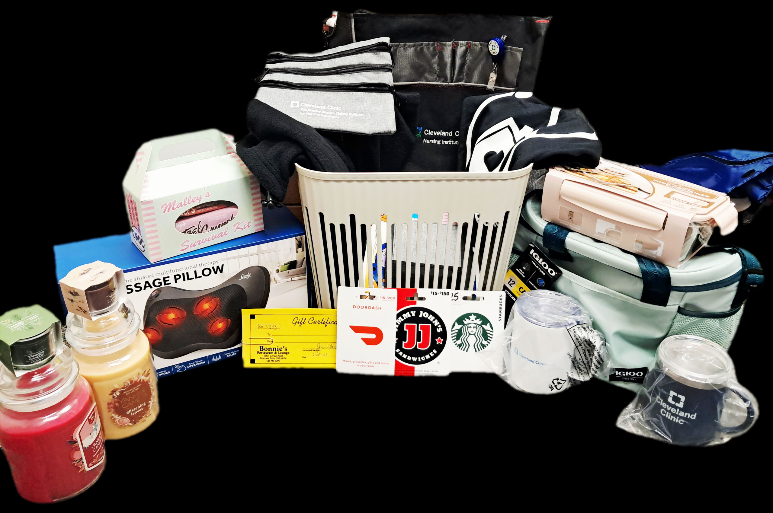 Cleveland Clinic Caregiver Celebration Basket